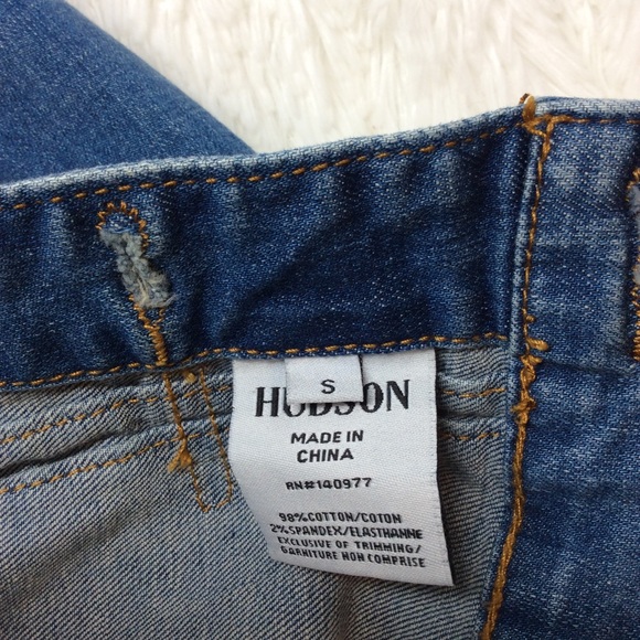 HUDSON Elbow Patch Kids Denim Jacket Size S - Picture 5 of 8